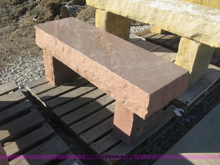 image for item BF9563 Colorado red sand stone bench