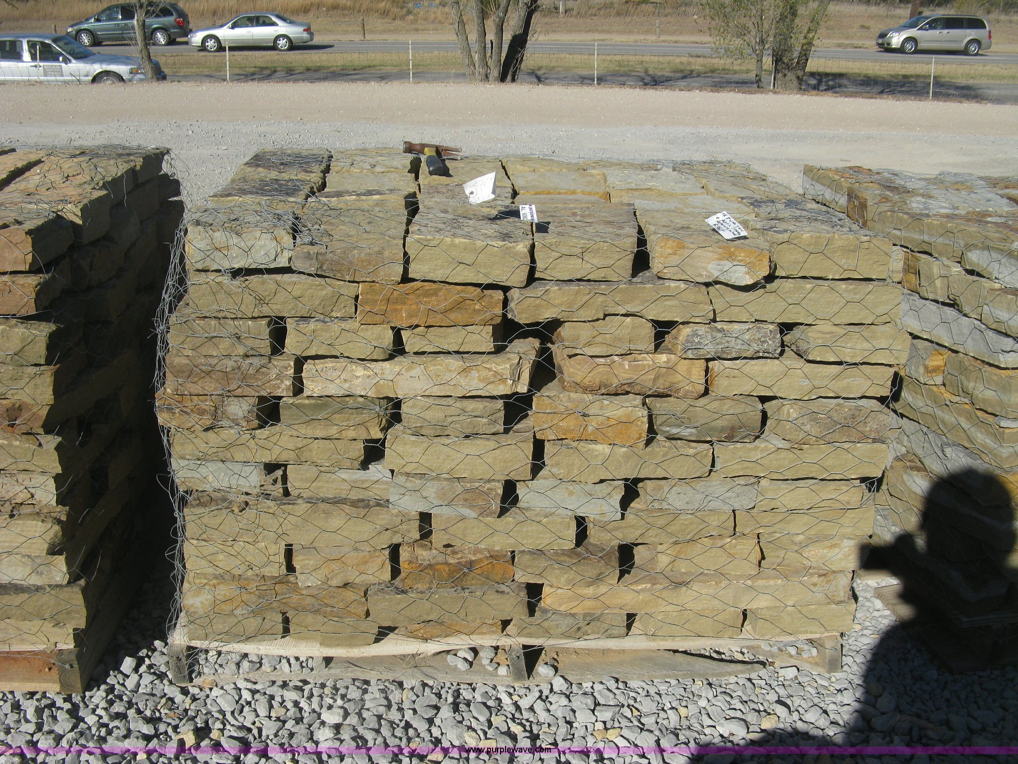 Oklahoma tan green rustic chopped retaining wall stones in Wichita, KS ...