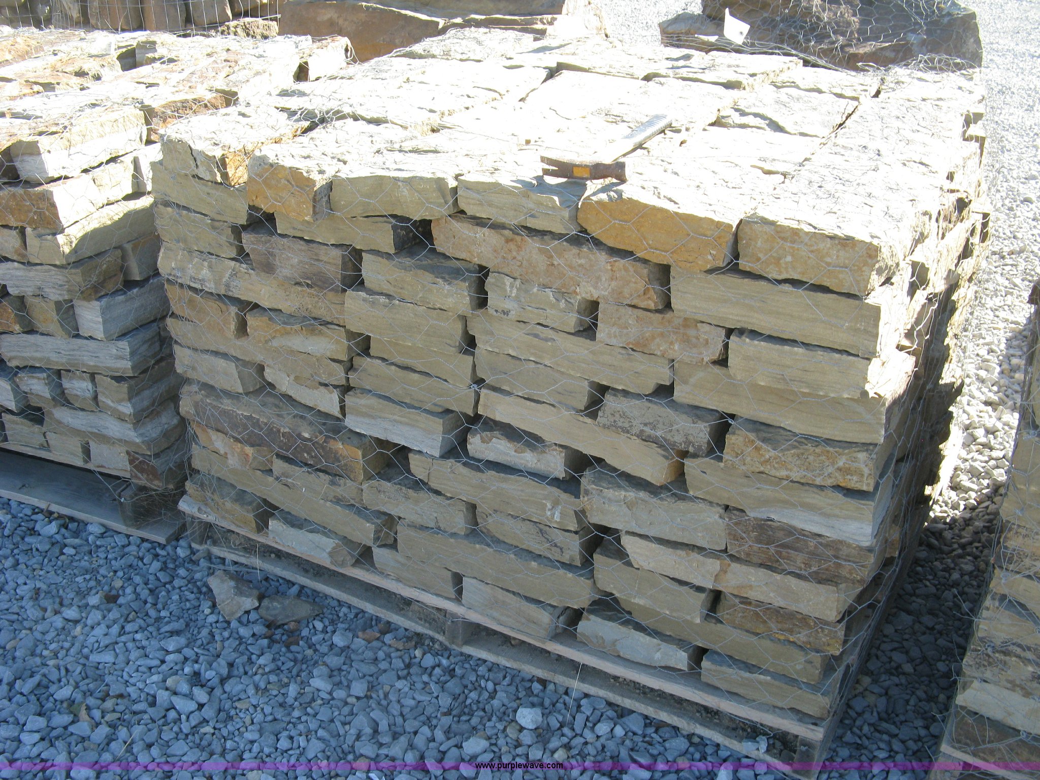 Oklahoma tan green rustic chopped retaining wall stones in Wichita, KS ...