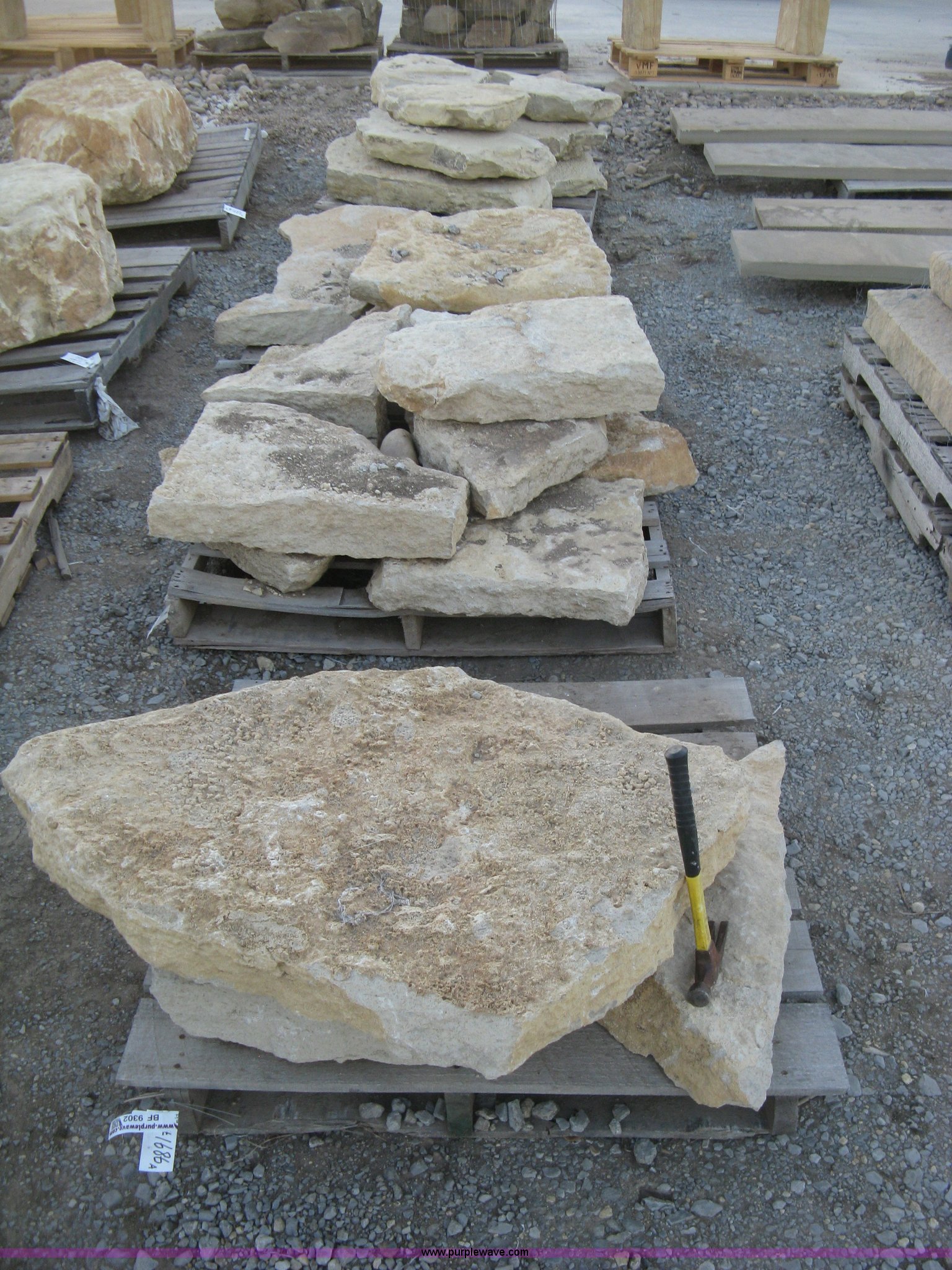 Native limestone steps in Wichita, KS | Item BF9302 sold | Purple Wave