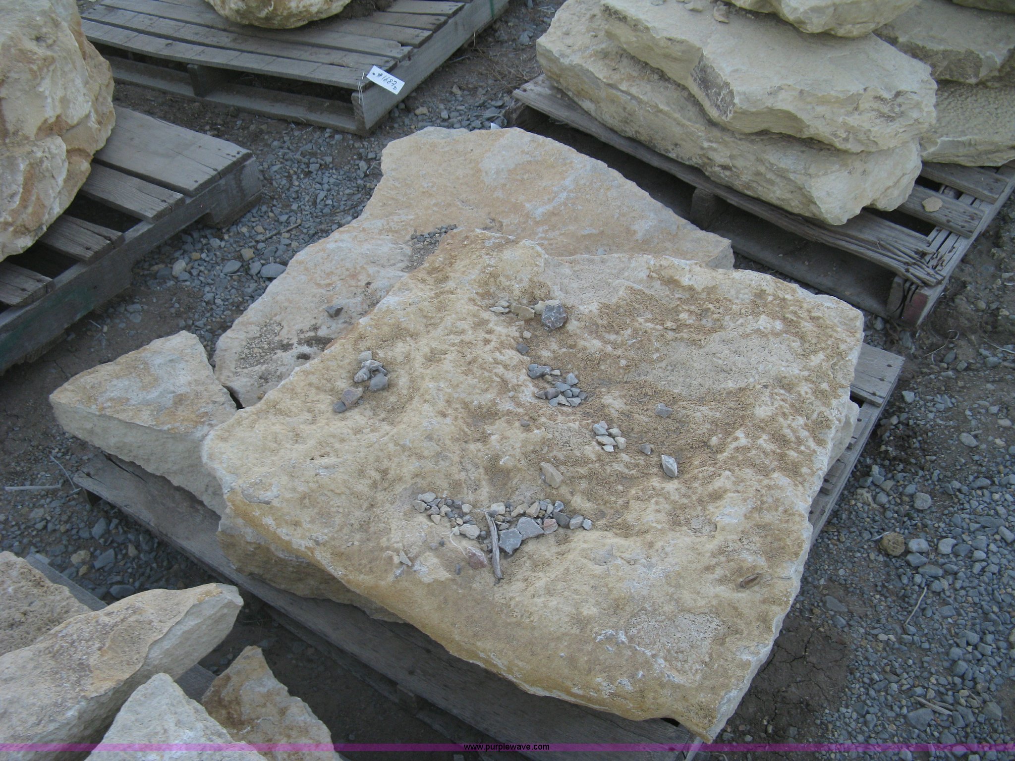 Native limestone steps in Wichita, KS | Item BF9302 sold | Purple Wave