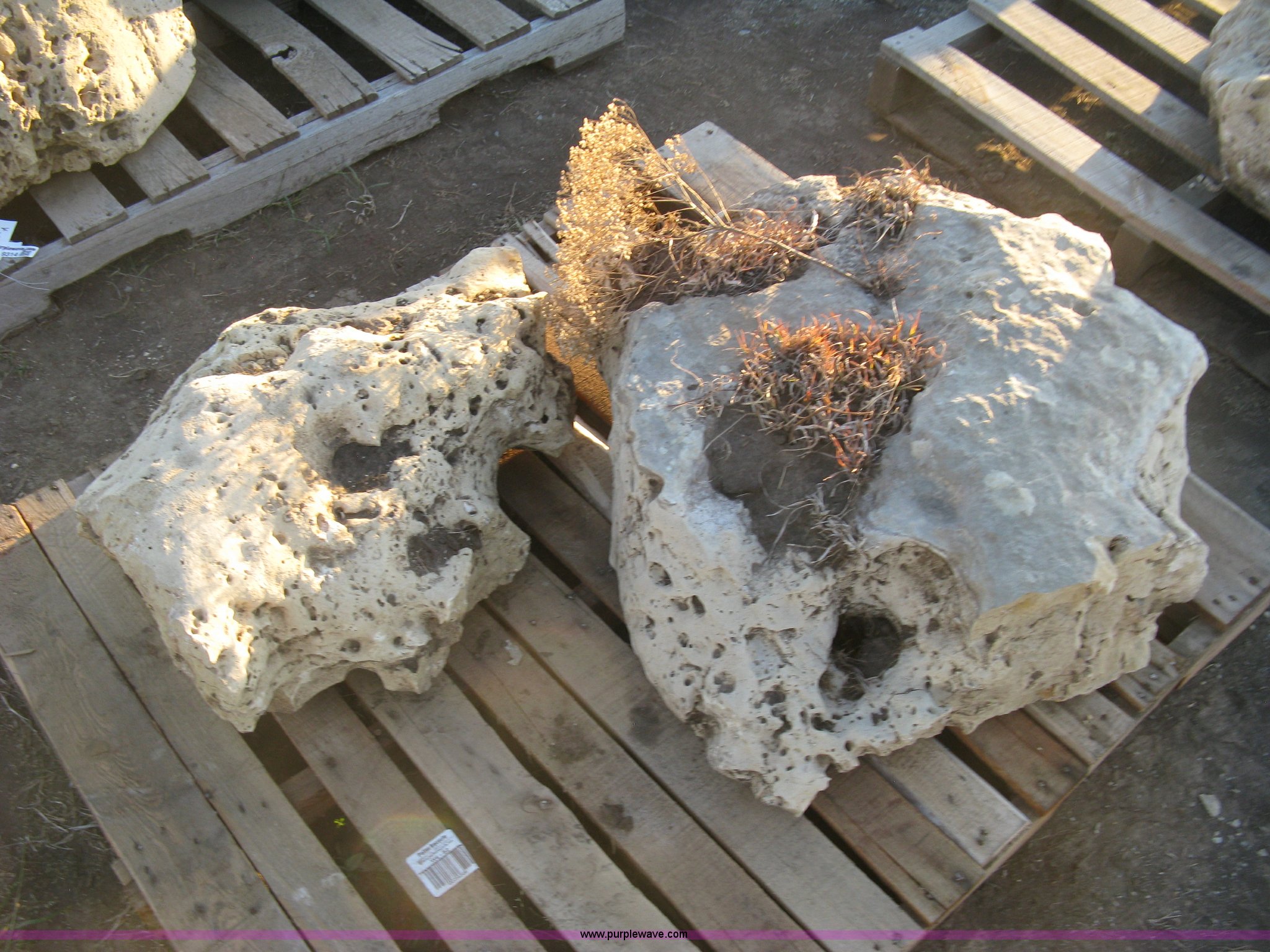 (7) Holey limestone boulders in Wichita, KS | Item BF9315 sold | Purple ...