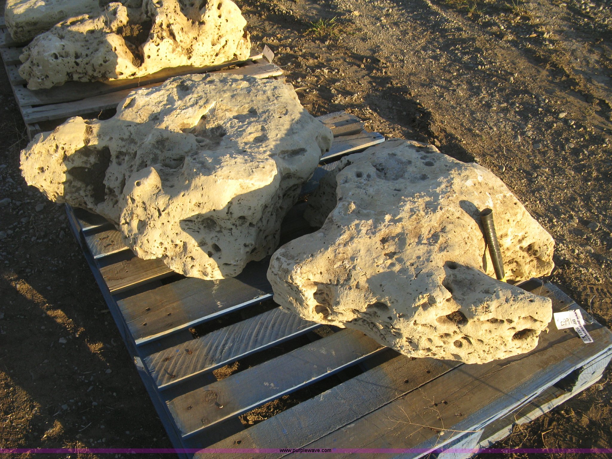 (6) Holey limestone boulders in Wichita, KS | Item BF9321 sold | Purple ...