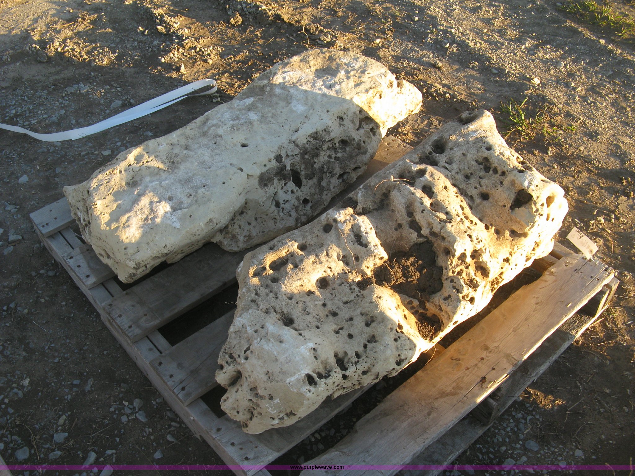 (6) Holey limestone boulders in Wichita, KS | Item BF9321 sold | Purple ...