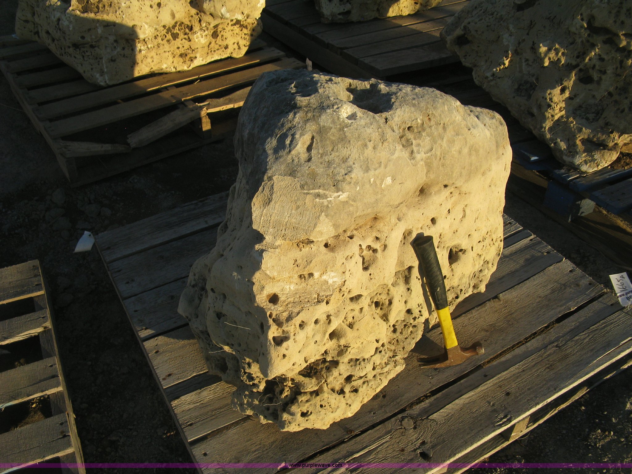 (4) Holey limestone boulders in Wichita, KS | Item BF9323 sold | Purple ...