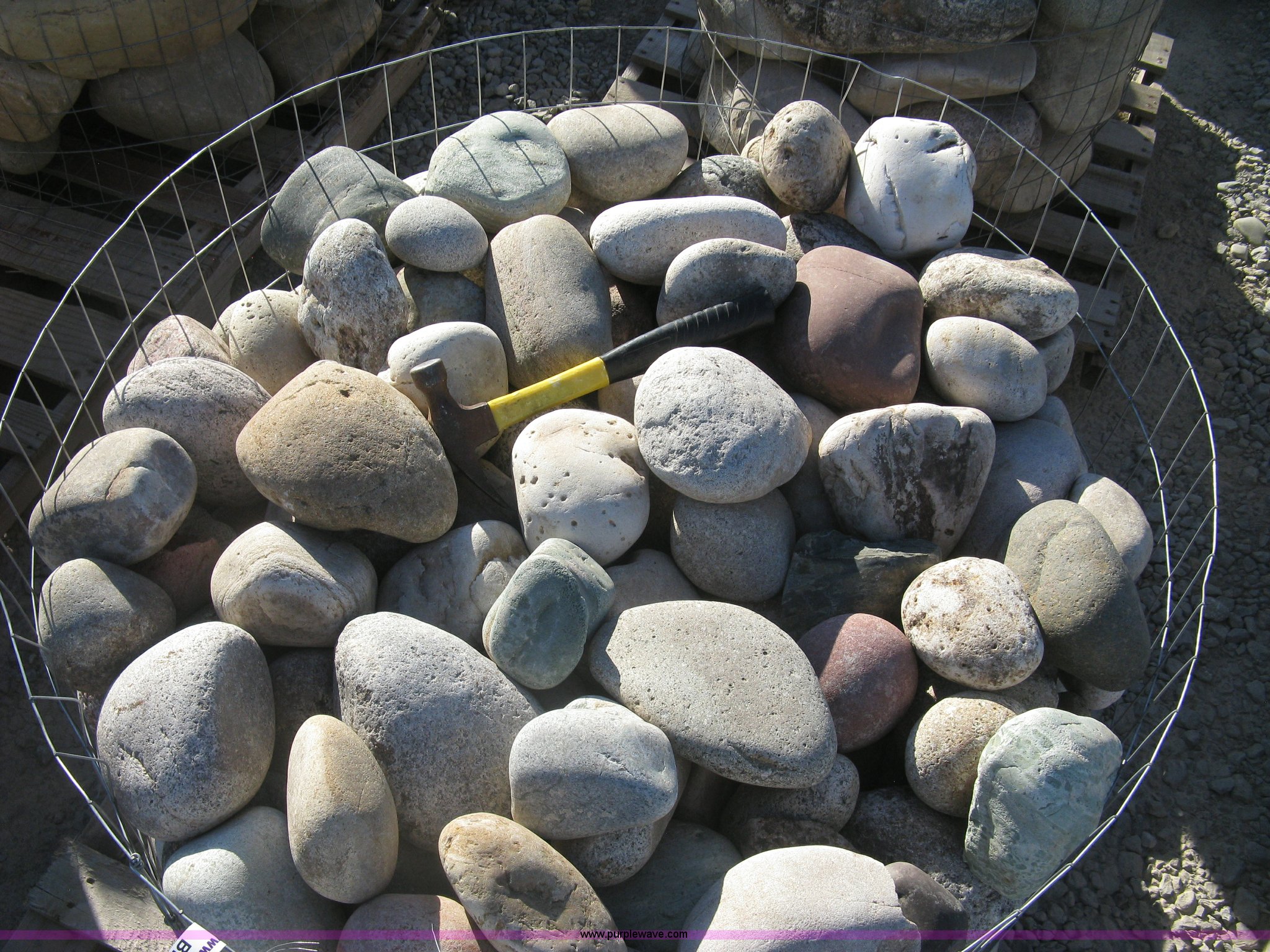 Colorado premium river rock basket in Wichita, KS Item BF9425 sold