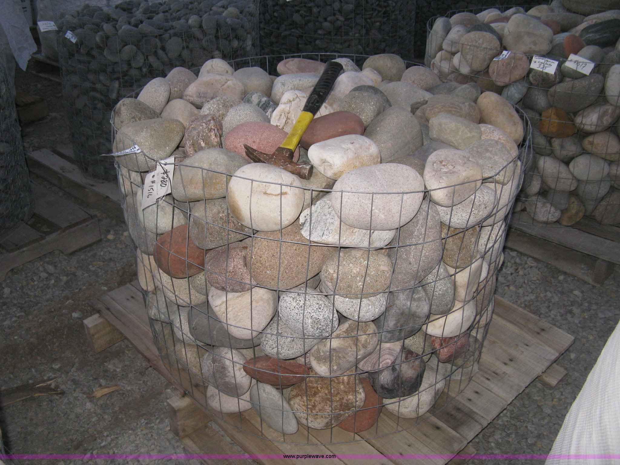 Colorado premium river rock basket in Wichita, KS Item BF9472 sold