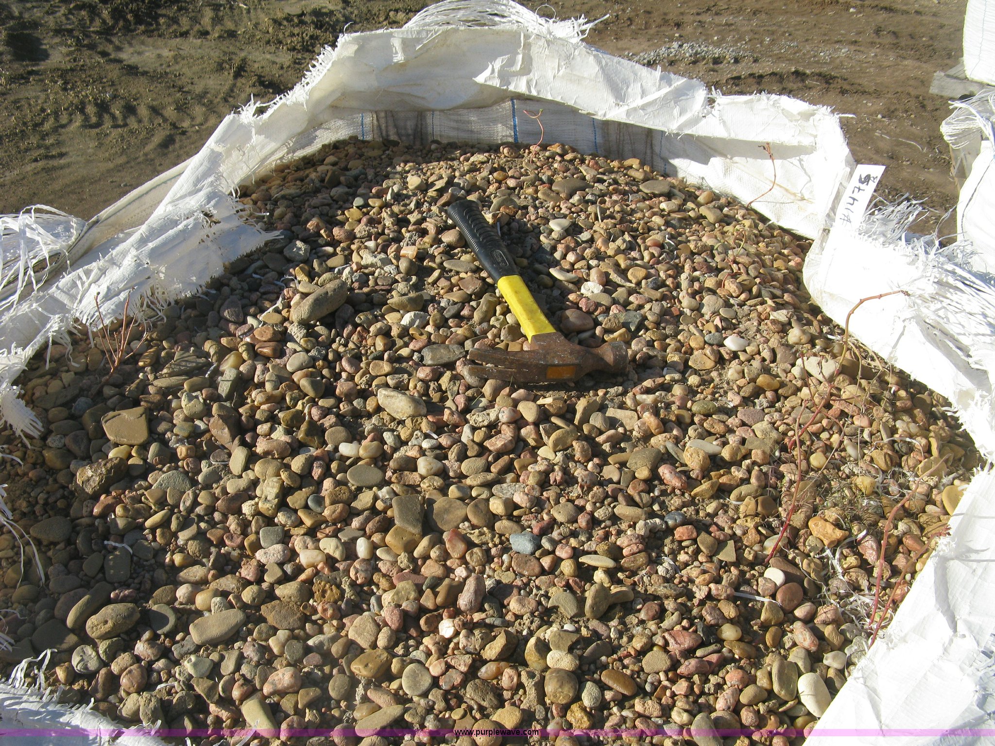 (4) bags dirty Kansas #2 river rock for driveway in Wichita, KS | Item ...