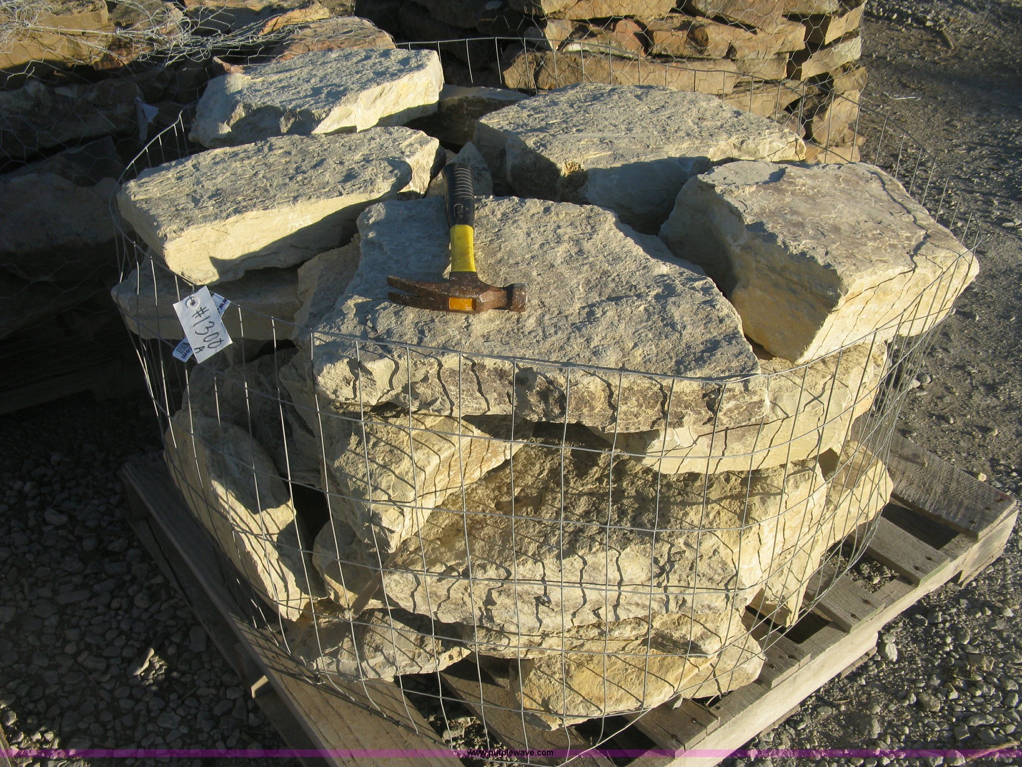 Kansas native limestone in Wichita, KS Item BF9688 sold Purple Wave