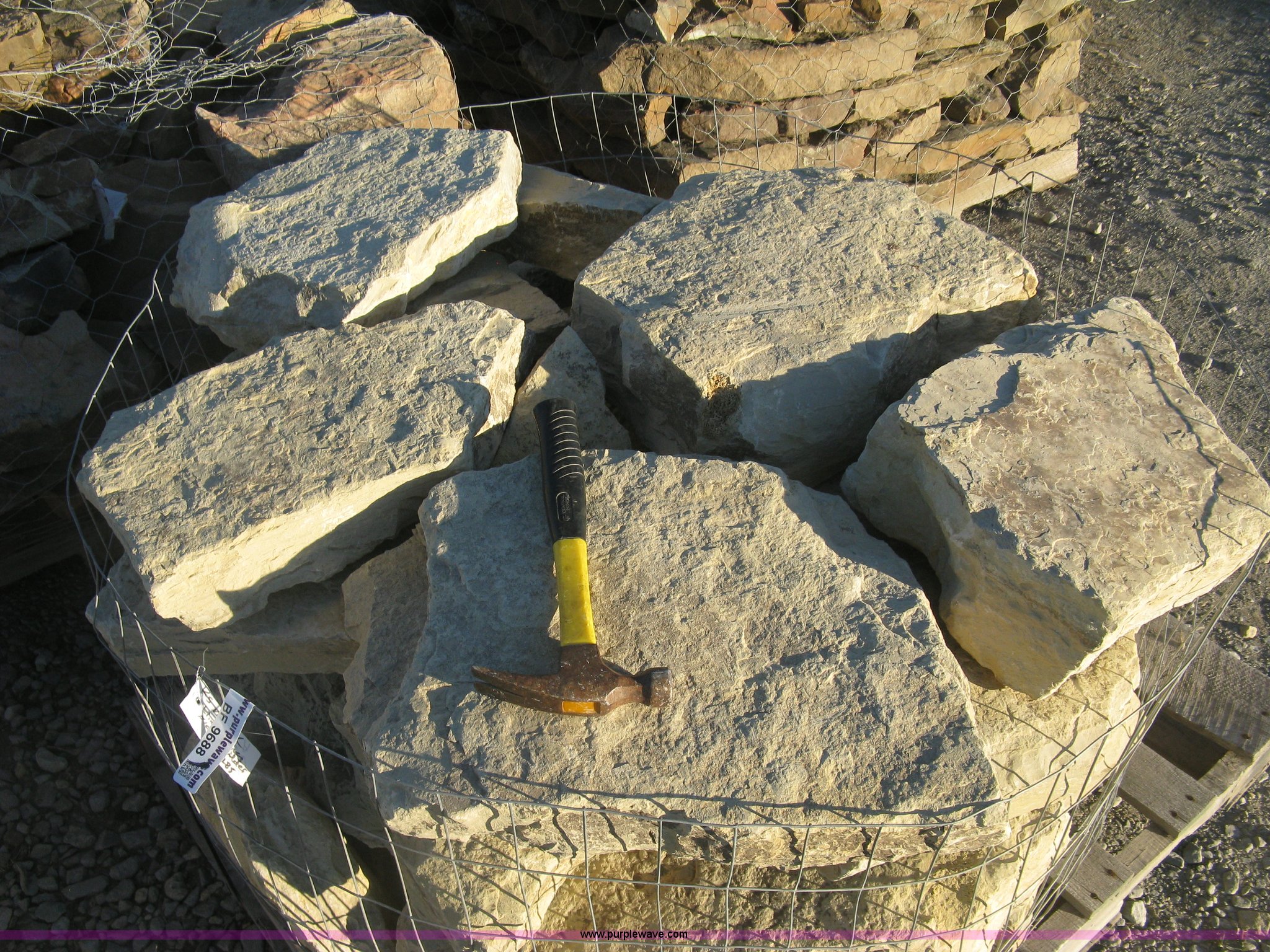 Kansas native limestone in Wichita, KS Item BF9688 sold Purple Wave