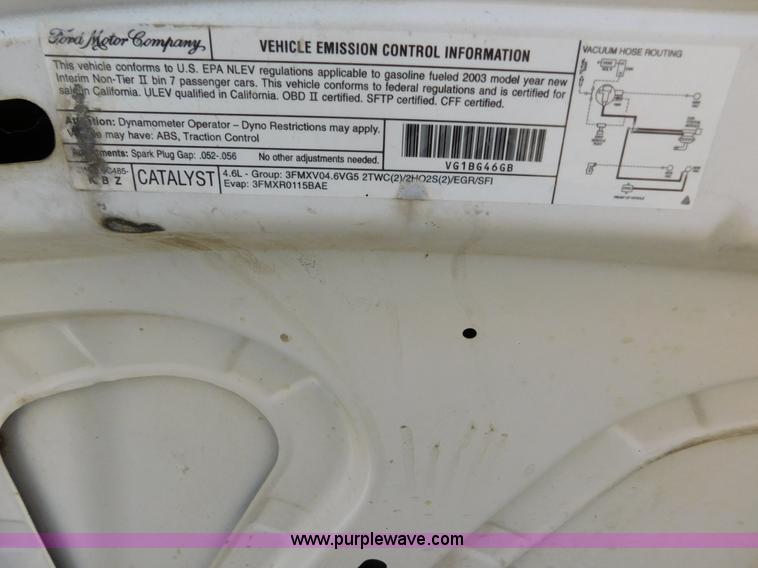 image for item AW9435 2003 Ford Crown Victoria Police Interceptor