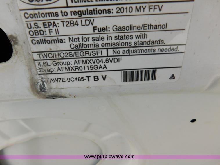 image for item AW9437 2010 Ford Crown Victoria Police Interceptor