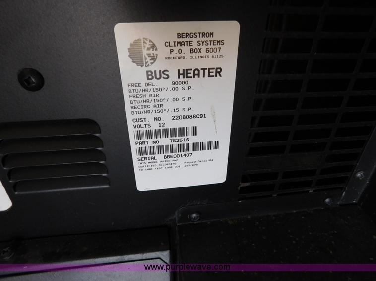 image for item AW9443 2005 International PB10500 school bus