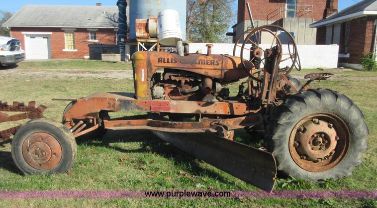 image for item BB9059 Allis Chalmers WC motor grader