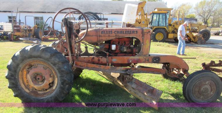 image for item BB9059 Allis Chalmers WC motor grader
