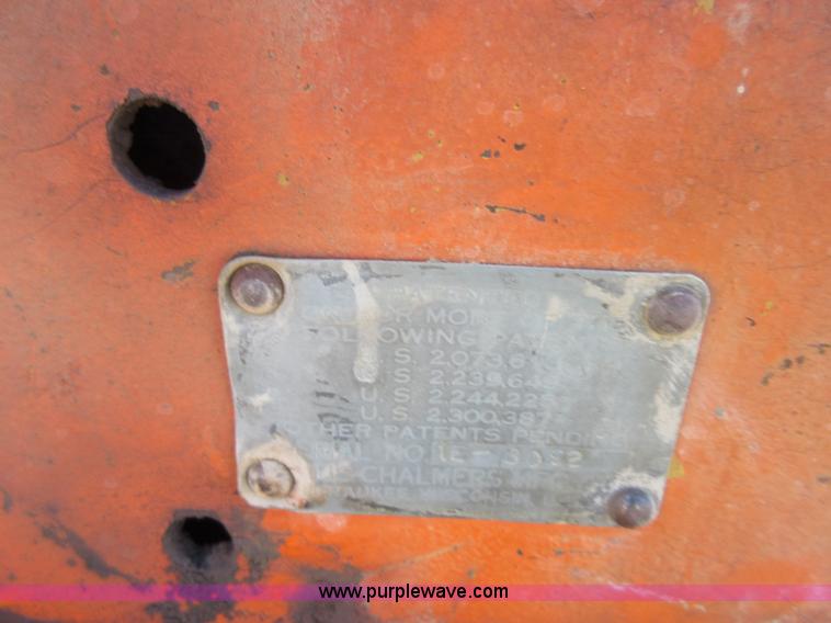 image for item BB9059 Allis Chalmers WC motor grader