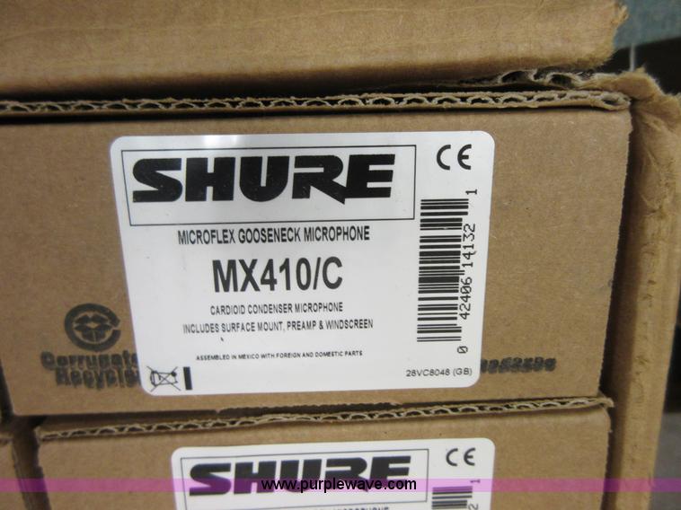 image for item BB9066 (15) Shure MX410/C microphones