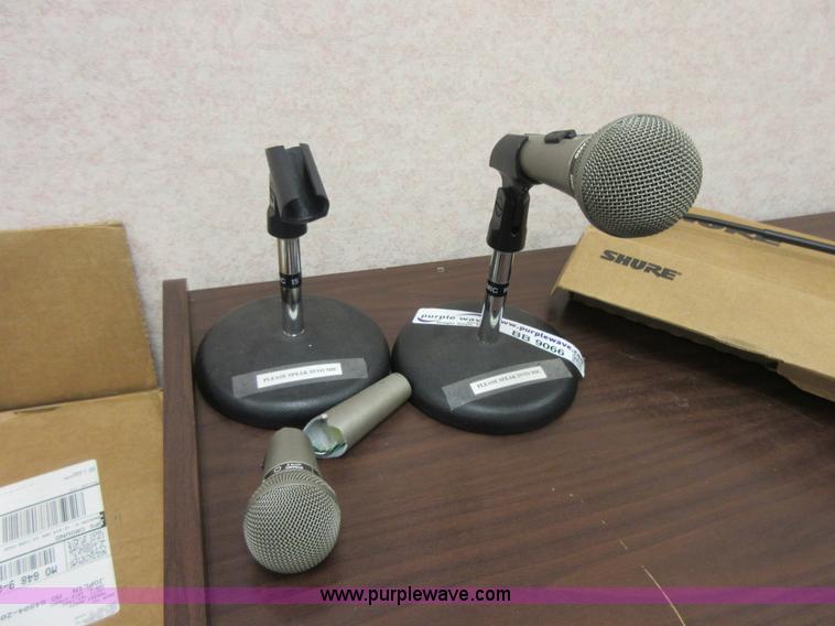 image for item BB9066 (15) Shure MX410/C microphones