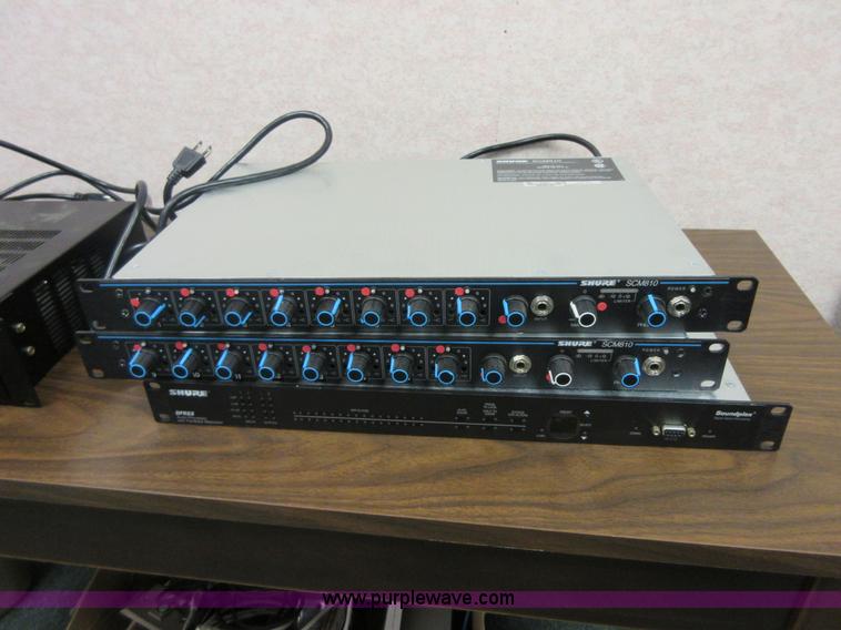 image for item BB9066 (15) Shure MX410/C microphones