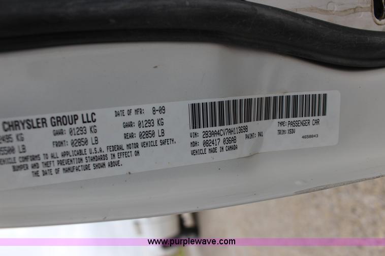 image for item BC9160 2010 Dodge Charger