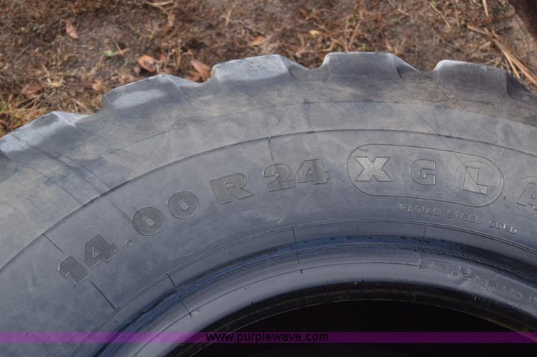 image for item BK9947 (6) Michelin 14.00R24 motor grader tires