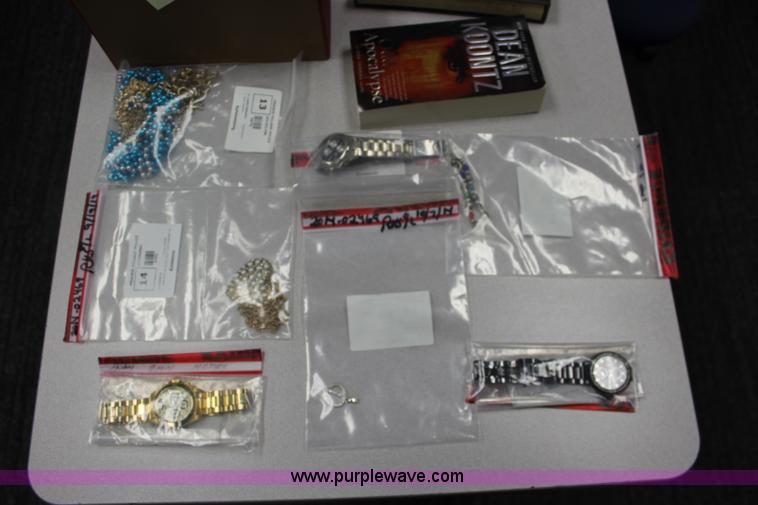 image for item BL9342 Assorted books and jewelry