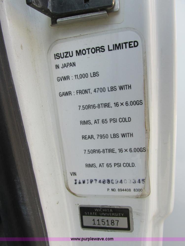 image for item BN9924 1986 Isuzu NPR media truck