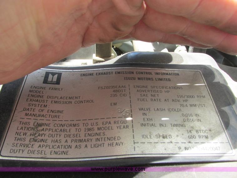 image for item BN9924 1986 Isuzu NPR media truck