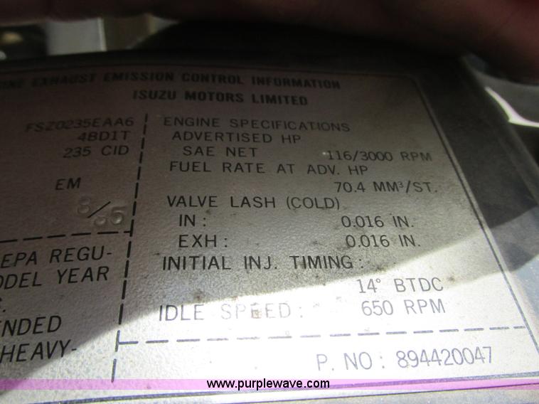 image for item BN9924 1986 Isuzu NPR media truck