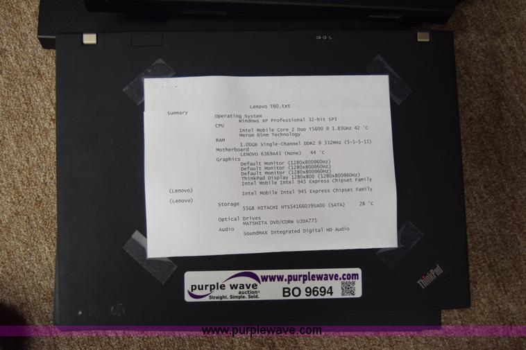 image for item BO9694 (6) laptop computers