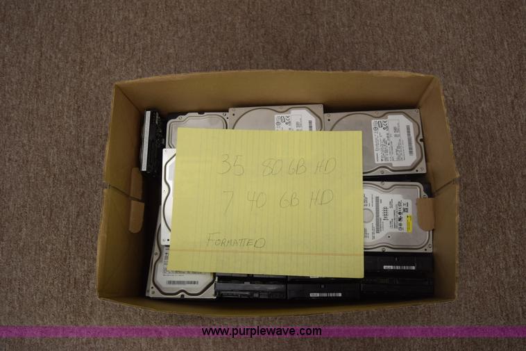 image for item BO9696 (42) assorted computer hard drives