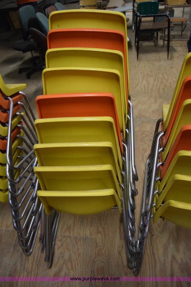 image for item BO9713 (25) plastic school chairs