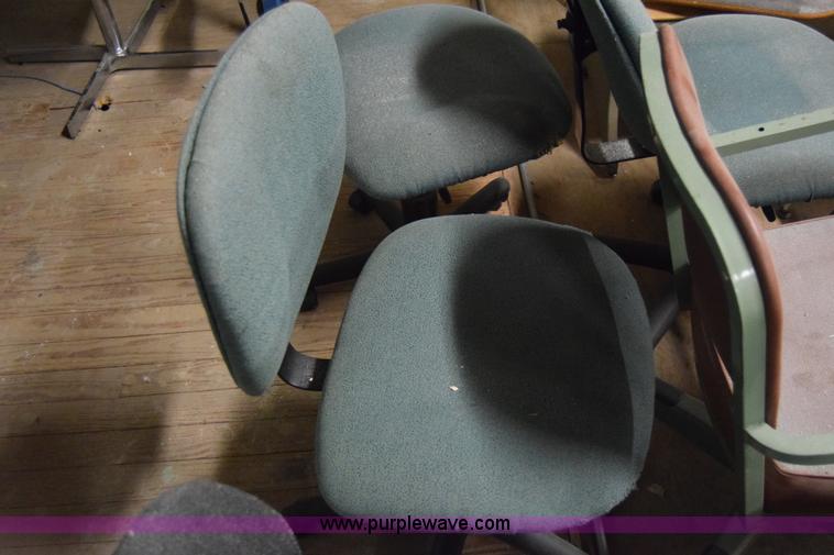 image for item BO9715 (25) assorted chairs and school desks