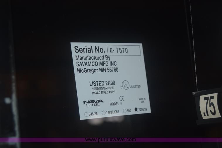 image for item BO9717 Sovamco vending machine