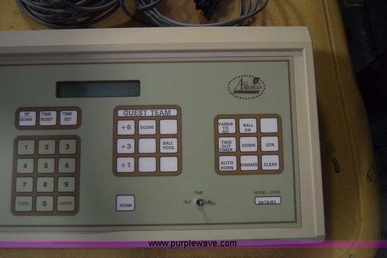 image for item BO9718 All American football scoreboard