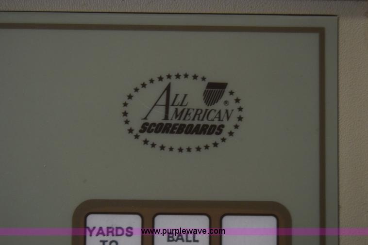 image for item BO9718 All American football scoreboard