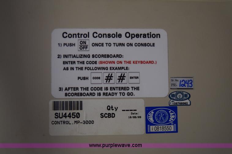 image for item BO9718 All American football scoreboard