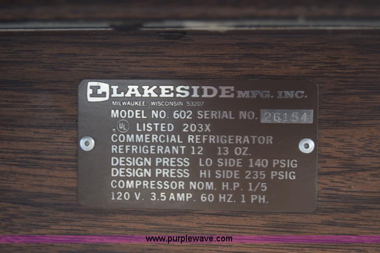 image for item BO9720 Lakeside Mfg. refrigerated serving cart