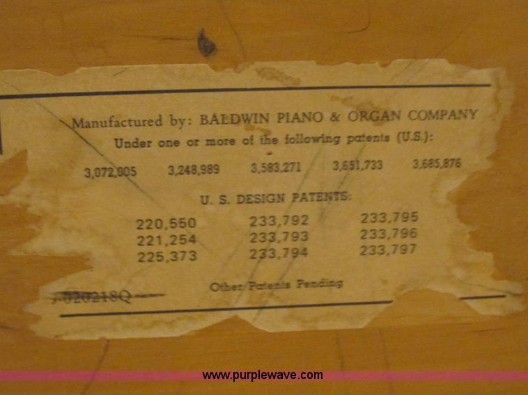 image for item BO9723 Baldwin Hamilton piano