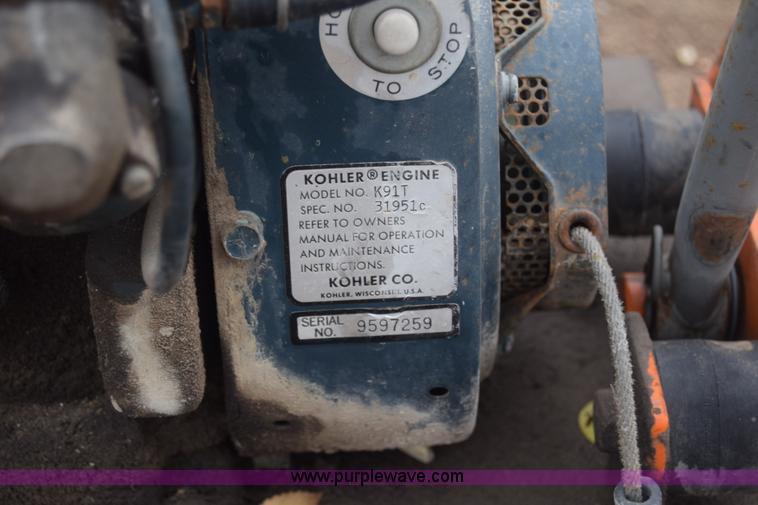 image for item BO9732 Ground Pounder K91T vibratory plate compactor