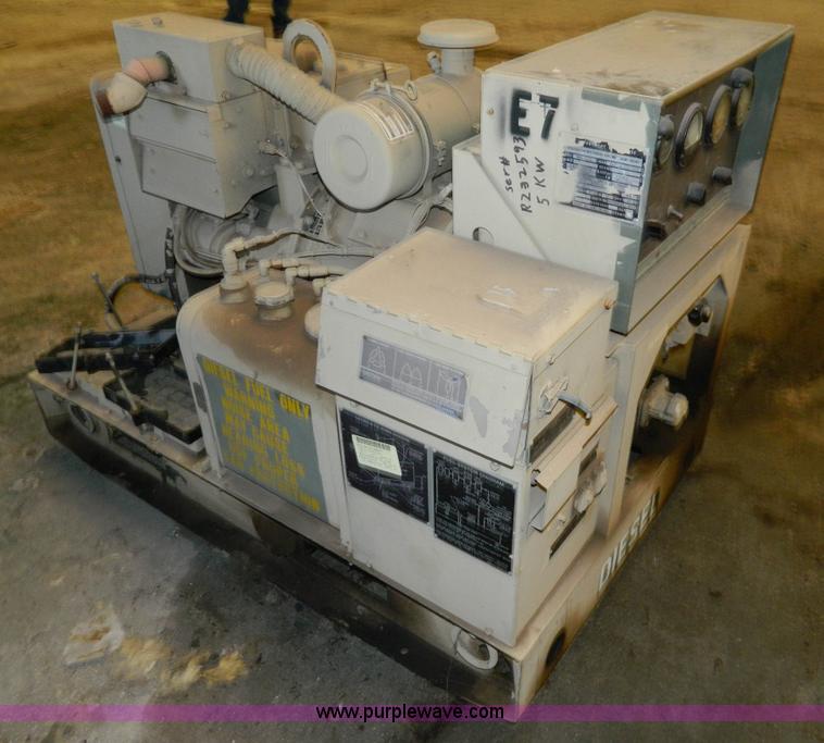 image for item BQ9979 1986 US Army MEP002A generator