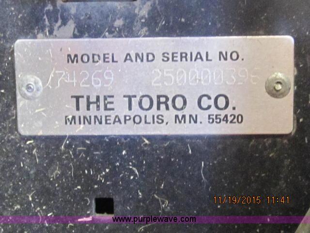 image for item E1100 Toro Commercial Z Master 74269 mower