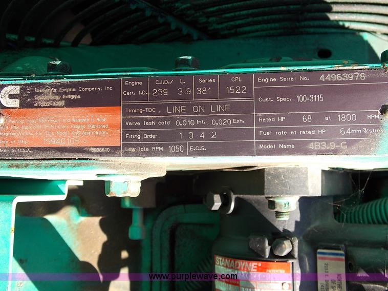 image for item J2685 Onan 35DGBB generator