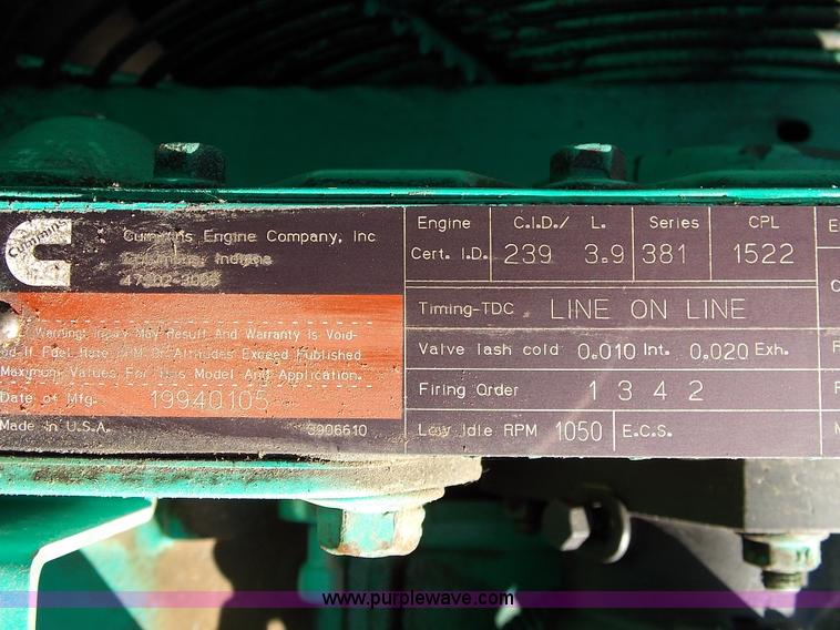 image for item J2685 Onan 35DGBB generator