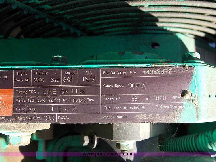 image for item J2685 Onan 35DGBB generator