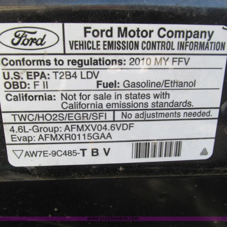 image for item J2697 2010 Ford Crown Victoria Police Interceptor