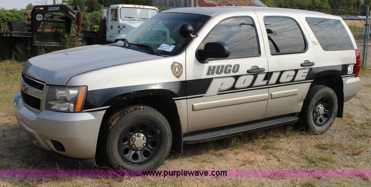 image for item J4354 2008 Chevrolet Tahoe Police SUV