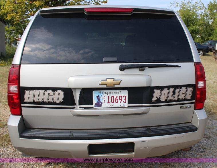 image for item J4354 2008 Chevrolet Tahoe Police SUV