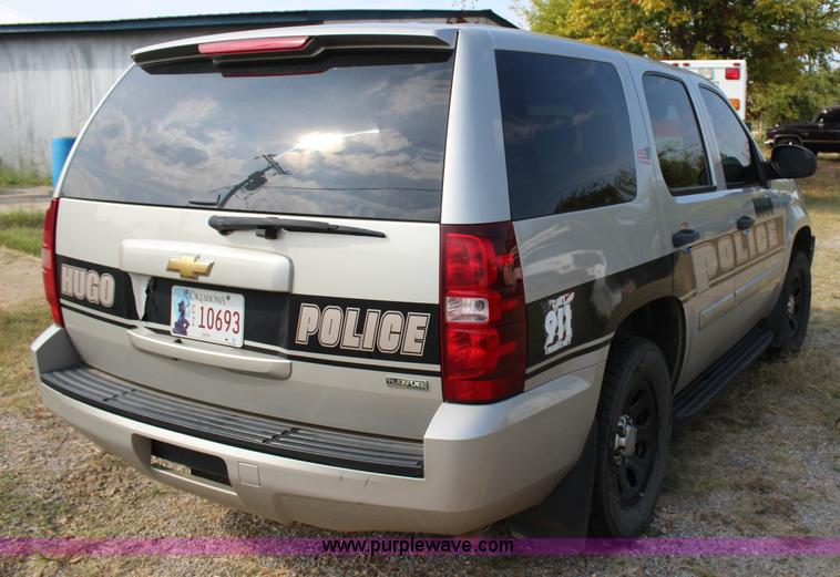 image for item J4354 2008 Chevrolet Tahoe Police SUV