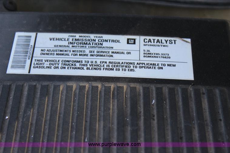 image for item J4354 2008 Chevrolet Tahoe Police SUV